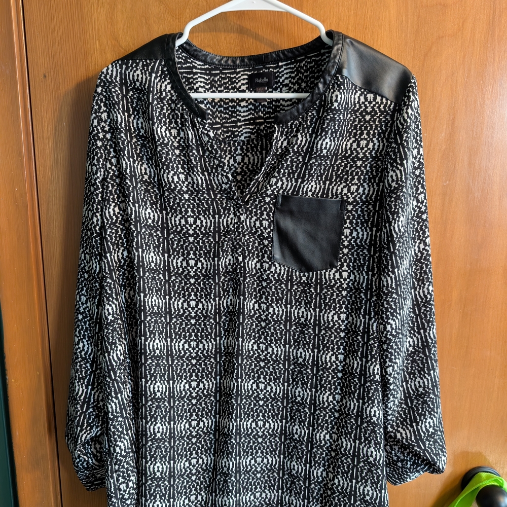 Black and White Women's Top